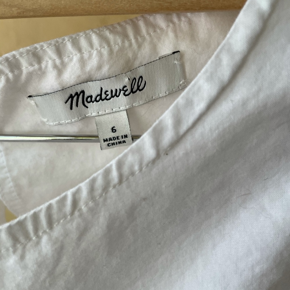Madewell peasant embroidered blouse - Picture 9 of 9